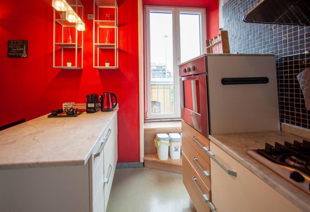 罗马Red House Ostiense Historic Building公寓 外观 照片